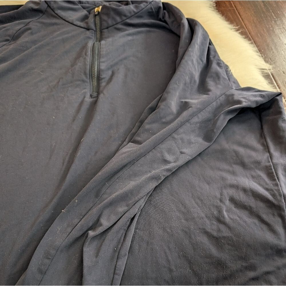 Tracksmith Men's Session Quarter Zip Navy Blue XL - Picture 7 of 8